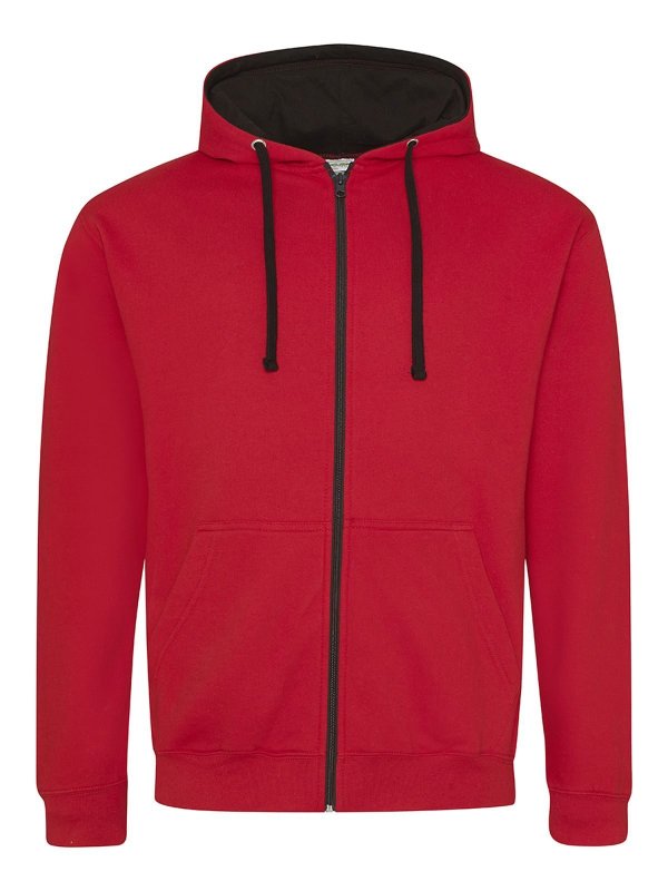 fire red/jet black
